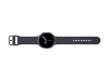 Samsung Galaxy Watch8 - 44 mm - Carbon-Schwarz - intelligente Uhr mit Sportband - Gummi - Graphit - Bandgröße: M/L - Anzeige 3.7 cm (1.47")