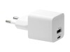 dbramante1928 re-charge - Netzteil - 25 Watt - 2 Ausgabeanschlussstellen (24 pin USB-C, USB)
