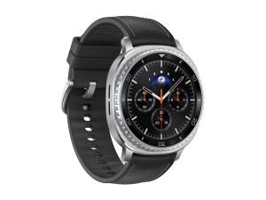Samsung Galaxy Watch8 Classic - 46 mm - intelligente Uhr mit hybrid band - Hybrid-Eco-Leder - Bandgröße: S/M/L - Anzeige 3.4 cm (1.34")