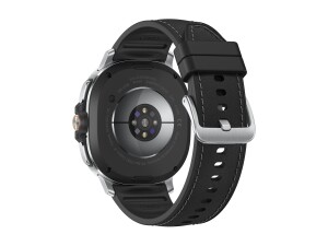 Samsung Galaxy Watch8 Classic - 46 mm - intelligente Uhr mit hybrid band - Hybrid-Eco-Leder - Bandgröße: S/M/L - Anzeige 3.4 cm (1.34")