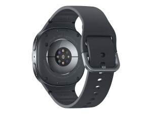 Samsung Galaxy Watch8 - 40 mm - Carbon-Schwarz - intelligente Uhr mit Sportband - Gummi - Graphit - Bandgröße: S/M - Anzeige 3.4 cm (1.34")