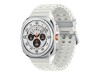 Samsung Galaxy Watch Ultra - 47 mm - Titanweiß - intelligente Uhr mit Marineband - Gummi - weiß - Bandgröße: S/M/L - Anzeige 3.73 cm (1.5")