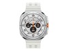 Samsung Galaxy Watch Ultra - 47 mm - Titanweiß - intelligente Uhr mit Marineband - Gummi - weiß - Bandgröße: S/M/L - Anzeige 3.73 cm (1.5")