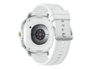 Samsung Galaxy Watch8 Classic - 46 mm - intelligente Uhr mit Hybridband - Hybrid-Eco-Leder - Bandgröße: S/M/L - Anzeige 3.4 cm (1.34")