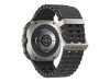 Samsung Galaxy Watch Ultra - 47 mm - titanium silver - intelligente Uhr mit Marineband - Gummi - Dark Gray - Bandgröße: S/M/L - Anzeige 3.73 cm (1.5")