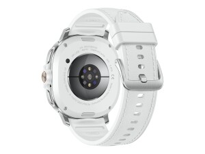 Samsung Galaxy Watch8 Classic - 46 mm - intelligente Uhr mit Hybridband - Hybrid-Eco-Leder - Bandgröße: S/M/L - Anzeige 3.4 cm (1.34")