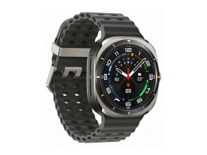Samsung Galaxy Watch Ultra - 47 mm - Titansilber - intelligente Uhr mit Marineband - Gummi - Dark Gray - Bandgröße: S/M/L - Anzeige 3.73 cm (1.5")