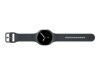Samsung Galaxy Watch8 - 40 mm - Carbon-Schwarz - intelligente Uhr mit Sportband - Gummi - Graphit - Bandgröße: S/M - Anzeige 3.4 cm (1.34")