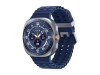 Samsung Galaxy Watch Ultra - 47 mm - Titanium Blue - intelligente Uhr mit Marineband - Gummi - Blau - Bandgröße: S/M/L - Anzeige 3.73 cm (1.5")