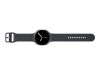 Samsung Galaxy Watch8 - 44 mm - Carbon-Schwarz - intelligente Uhr mit Sportband - Gummi - Graphit - Bandgröße: M/L - Anzeige 3.7 cm (1.47")