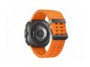 Samsung Galaxy Watch Ultra - 47 mm - titanfarben grau - intelligente Uhr mit Marineband - Gummi - Orange - Bandgröße: S/M/L - Anzeige 3.73 cm (1.5")