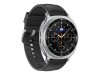 Samsung Galaxy Watch8 Classic - 46 mm - intelligente Uhr mit Hybridband - Hybrid-Eco-Leder - Bandgröße: S/M/L - Anzeige 3.4 cm (1.34")
