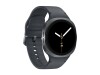 Samsung Galaxy Watch8 - 40 mm - Carbon-Schwarz - intelligente Uhr mit Sportband - Gummi - Graphit - Bandgröße: S/M - Anzeige 3.4 cm (1.34")
