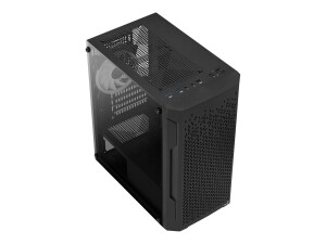 AEROCOOL ADVANCED TECHNOLOGIES AeroCool Trinity Mini-G-BK-V2 - MT - micro ATX - Seitenteil mit Fenster (gehärtetes Glas)