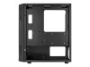 AEROCOOL ADVANCED TECHNOLOGIES AeroCool Trinity Mini-G-BK-V2 - MT - micro ATX - Seitenteil mit Fenster (gehärtetes Glas)