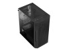 AEROCOOL ADVANCED TECHNOLOGIES AeroCool Trinity Mini-G-BK-V2 - MT - micro ATX - Seitenteil mit Fenster (gehärtetes Glas)