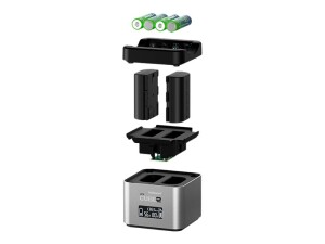 Hähnel PROCUBE2 - Batterieladegerät - (für 4xAA, 4xAAA) + Kfz-Netzteil