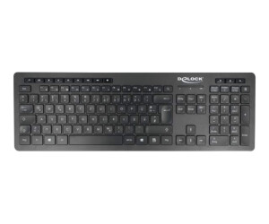 Delock Silent - keyboard - wireless - 2.4 GHz