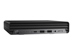 HP Elite 805 G8 - Mini Desktop - Ryzen 5 5600GE / 3.4 GHz - RAM 16 GB - SSD 256 GB - NVMe - Radeon Graphics - 1GbE, Bluetooth 5.3, Wi-Fi 6 - WLAN: 802.11a/b/g/n/ac/ax, Bluetooth 5.3 - Win 11 Pro - Monitor: keiner - Tastatur: Deutsch - Smart Buy - mit HP W