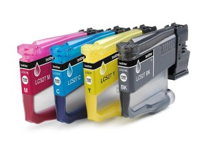 Brother LC527 Value Pack - 4er-Pack - Schwarz, Gelb,...