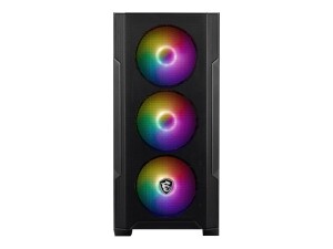 MSI MAG FORGE M100R - microATX Tower - Seitenteil mit...