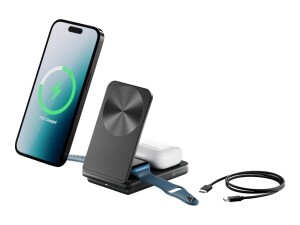 Alogic Yoga - Kabelloses Ladegerät - 3-in-1 - 15 Watt