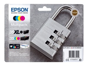Epson 35XL Multipack - 4er-Pack - XL - Schwarz, Gelb,...
