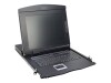 DIGITUS 17" LCD KVM Konsole, 8-Port CAT 5, deutsche Tastatur