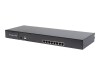 DIGITUS 17" LCD KVM Konsole, 8-Port CAT 5, deutsche Tastatur
