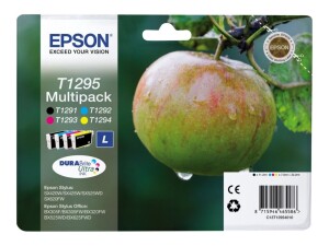 Epson T1295 Multipack - 4er-Pack - Schwarz, Gelb, Cyan,...