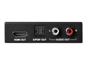 StarTech.com 4K HDMI Audio Extractor - 4K 60Hz - HDMI...