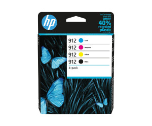 HP 912 - 4 -pack - black, yellow, cyan, magenta