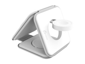 j5create JUPW3215W-N - Kabelloses Ladegerät - 3-in-1, magnetisch, mit Qi2