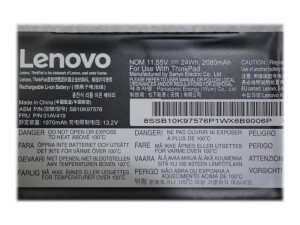 Lenovo Laptop-Batterie - Lithium-Ionen - 3 Zellen