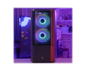 AEROCOOL ADVANCED TECHNOLOGIES AeroCool Quantum - Mid tower - ATX - Seitenteil mit Fenster (gehärtetes Glas)
