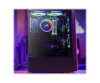AEROCOOL ADVANCED TECHNOLOGIES AeroCool Quantum Mesh - Mid tower - ATX - Seitenteil mit Fenster (gehärtetes Glas)