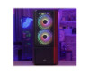 AEROCOOL ADVANCED TECHNOLOGIES AeroCool Quantum Mesh - Mid tower - ATX - Seitenteil mit Fenster (gehärtetes Glas)