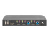 DIGITUS KVM-Switch, 2-Port, 4K60Hz, 2 x DP in,  1 x DP/HDMI out