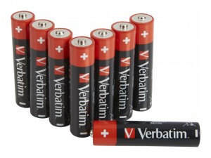 Verbatim Batterie 8 x AAA / LR03 - Alkalisch