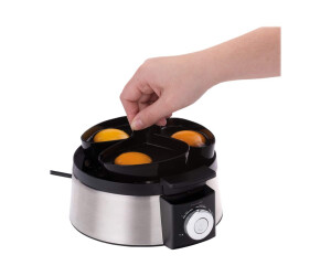 Cloer 6070 - egg cooker - 435 W - stainless steel/black