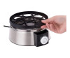 Cloer 6070 - egg cooker - 435 W - stainless steel/black