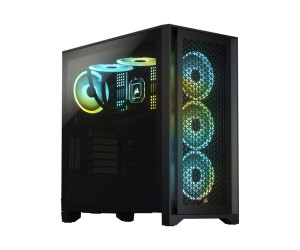 Corsair 4000D Airflow - Tower - ATX - side part with...