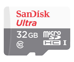 Sandisk Ultra-Flash memory card (MicroSDHC/SD adapter included)