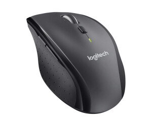 Logitech Marathon M705 - Maus - Für Rechtshänder - Laser - kabellos - 2.4 GHz - kabelloser Empfänger (USB)