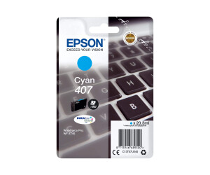 Epson 407 - 20.3 ml - L-Größe - Cyan - original