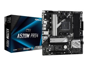 ASRock A520M Pro4 - Motherboard - micro ATX - Socket AM4...