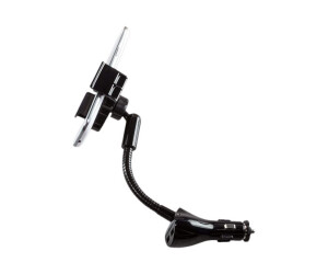 LogiLink Smartphone Kfz-Halterung - Auto-Netzteil - 15.5 Watt - 3.1 A - 2 Ausgabeanschlussstellen (USB)