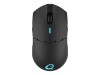 QPAD DX-900 - Maus - rechts- und linkshändig - optisch - 8 Tasten - kabellos, kabelgebunden - 2.4 GHz - kabelloser Empfänger (USB)