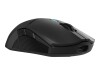 QPAD DX-900 - Maus - rechts- und linkshändig - optisch - 8 Tasten - kabellos, kabelgebunden - 2.4 GHz - kabelloser Empfänger (USB)
