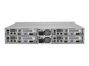 Supermicro SuperServer 2028TR-H72FR - 4 Knoten - Cluster...